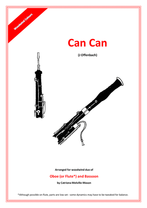 Can Can - Oboe (Flute) and Bassoon Duet