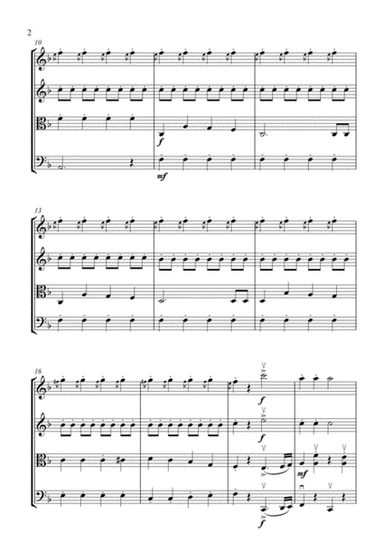 Jingle Bells for String Quartet image number null