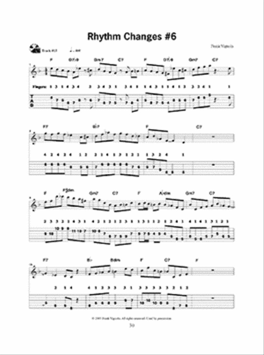 Frank Vignola's Complete Rhythm Changes Play-Along for Guitar Electric Guitar scores gallery preview page 2