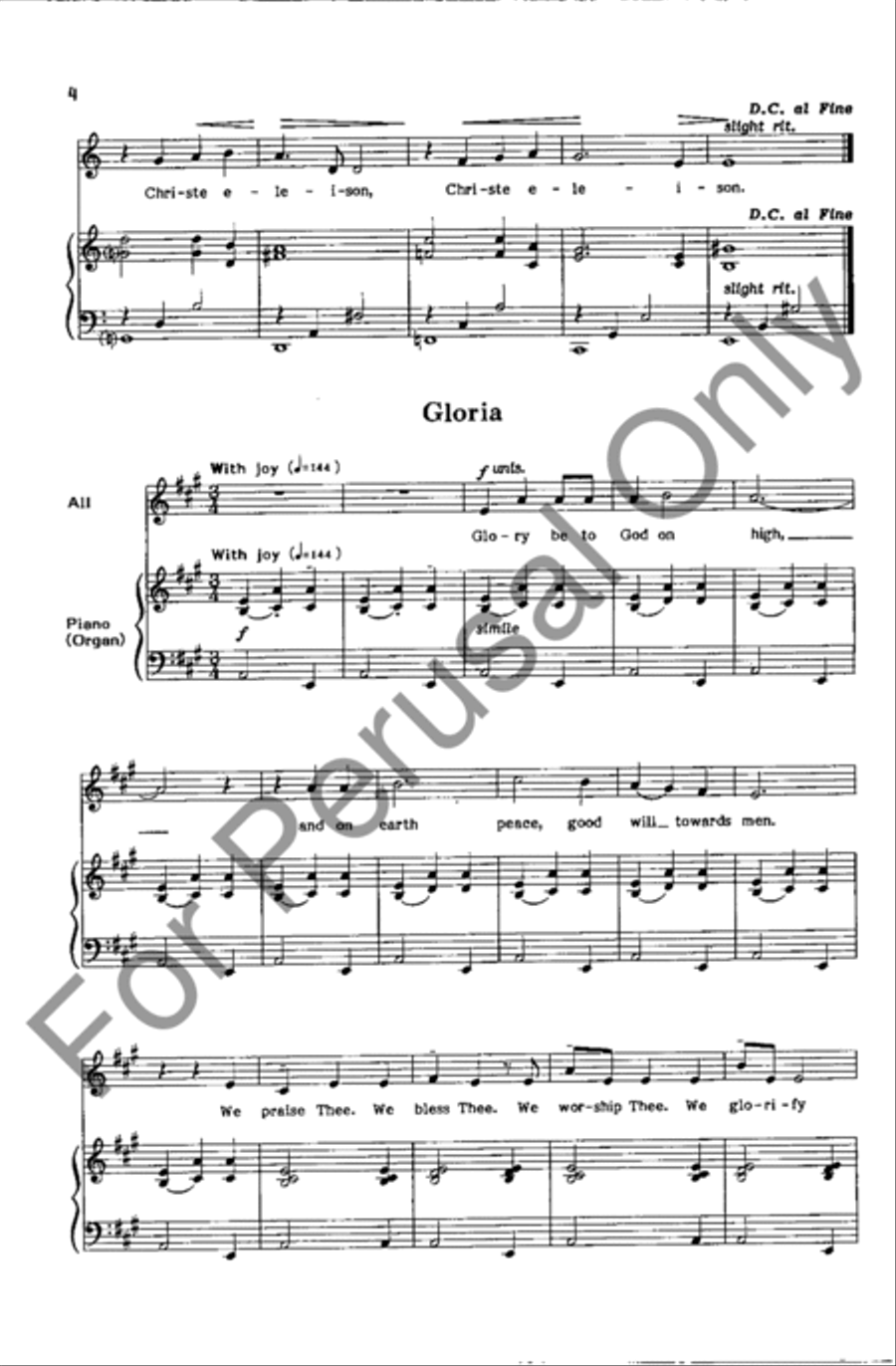 Mass 4-Part scores gallery preview page 3