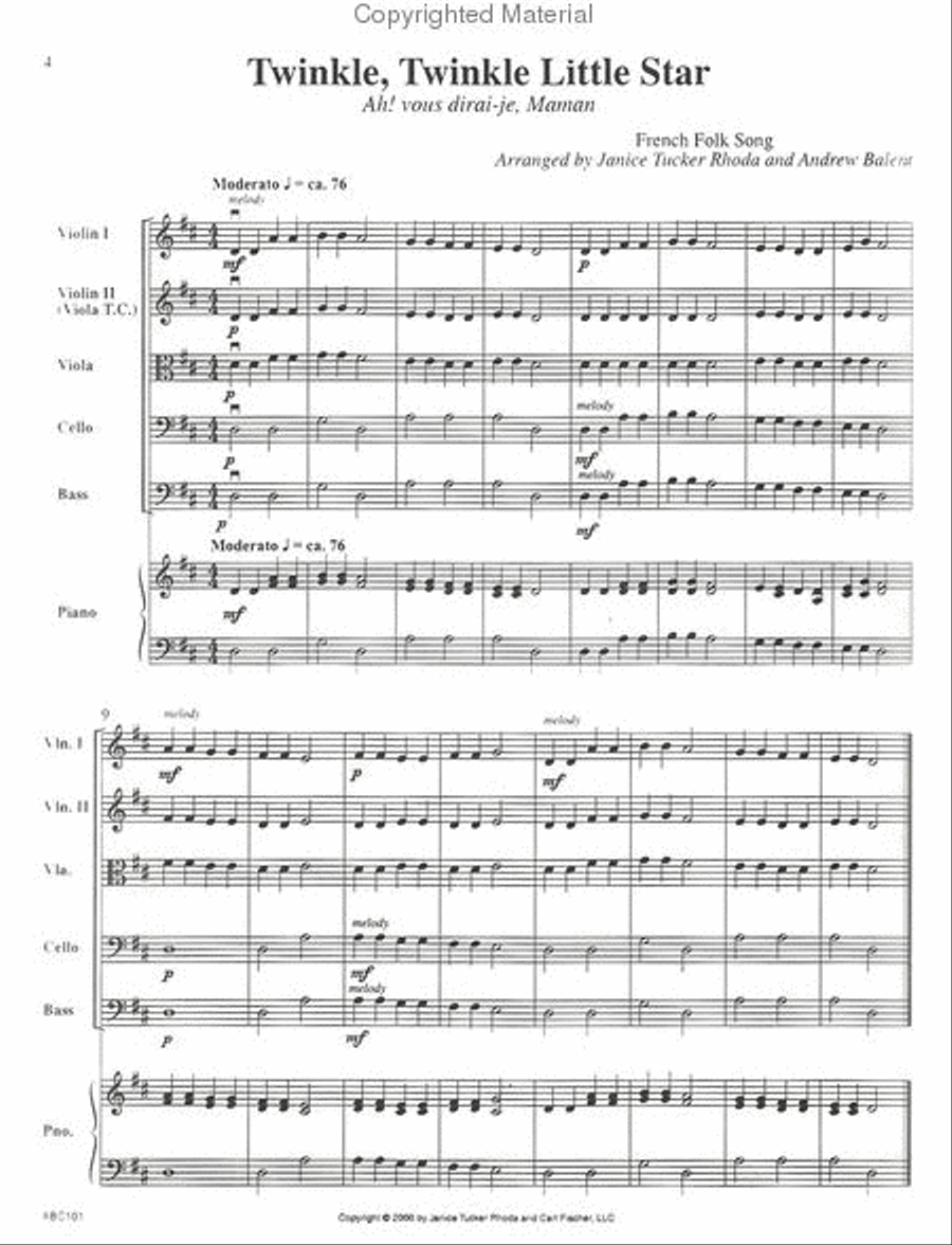 ABC's of String Orchestra (Full score) String Orchestra scores gallery preview page 2