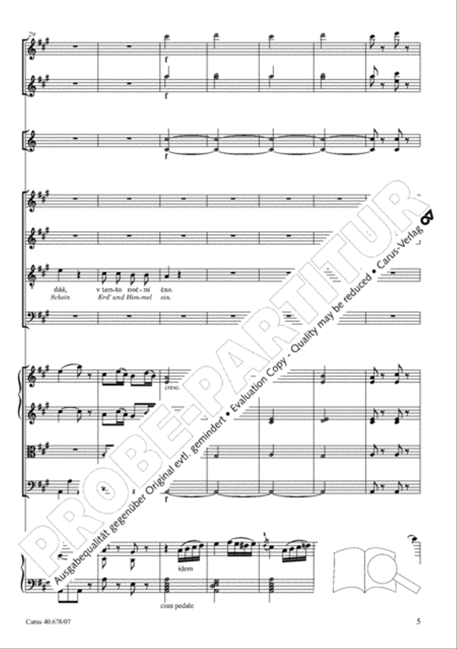Missa pastoralis bohemica 4-Part scores gallery preview page 18