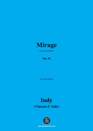 V. d' Indy-Mirage,Op.56,in D flat Major
