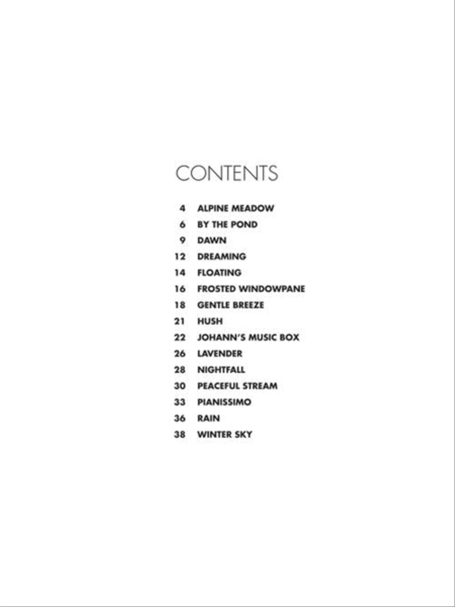Piano Calm Piano Solo scores gallery preview page 3