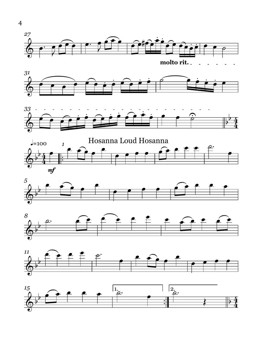 10 Easter Hymns, Flute Trios 10 Easter Hymns, Flute Trios Small Ensemble scores gallery preview page 4