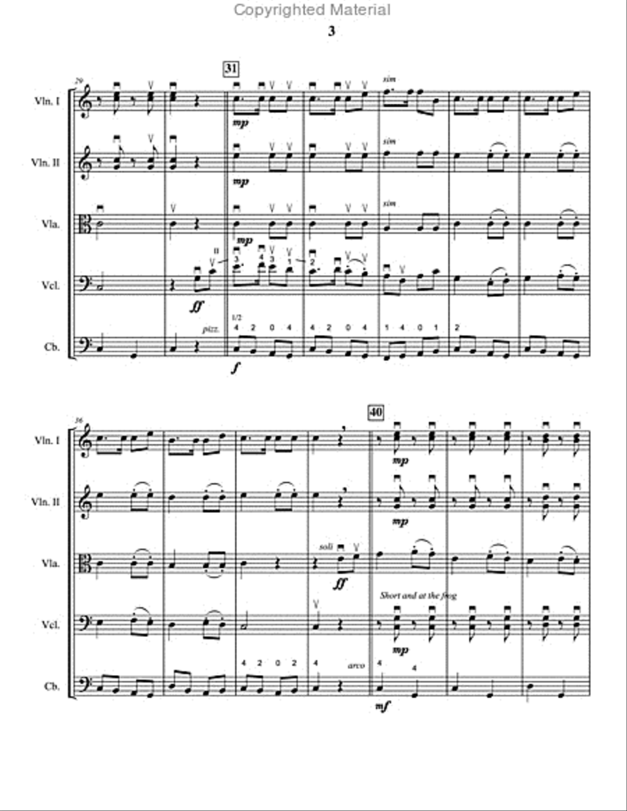 Wildwood Flower String Orchestra scores gallery preview page 4