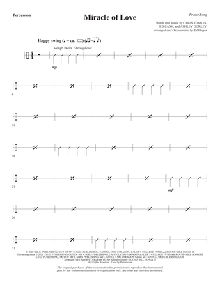 Miracle of Love (arr. Ed Hogan) - Percussion