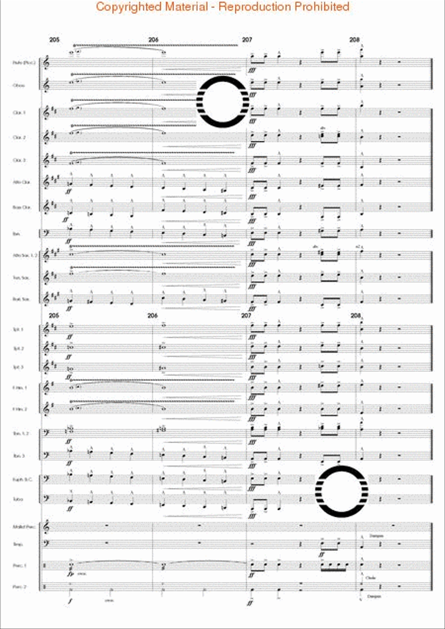 Black Granite III Black Granite III Concert Band scores gallery preview page 43