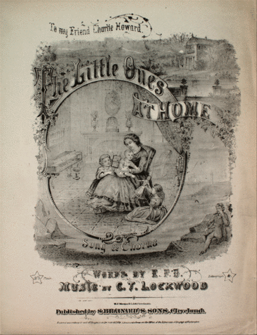 The Little Ones at Home. Song & Chorus 4-Part scores gallery preview page 1