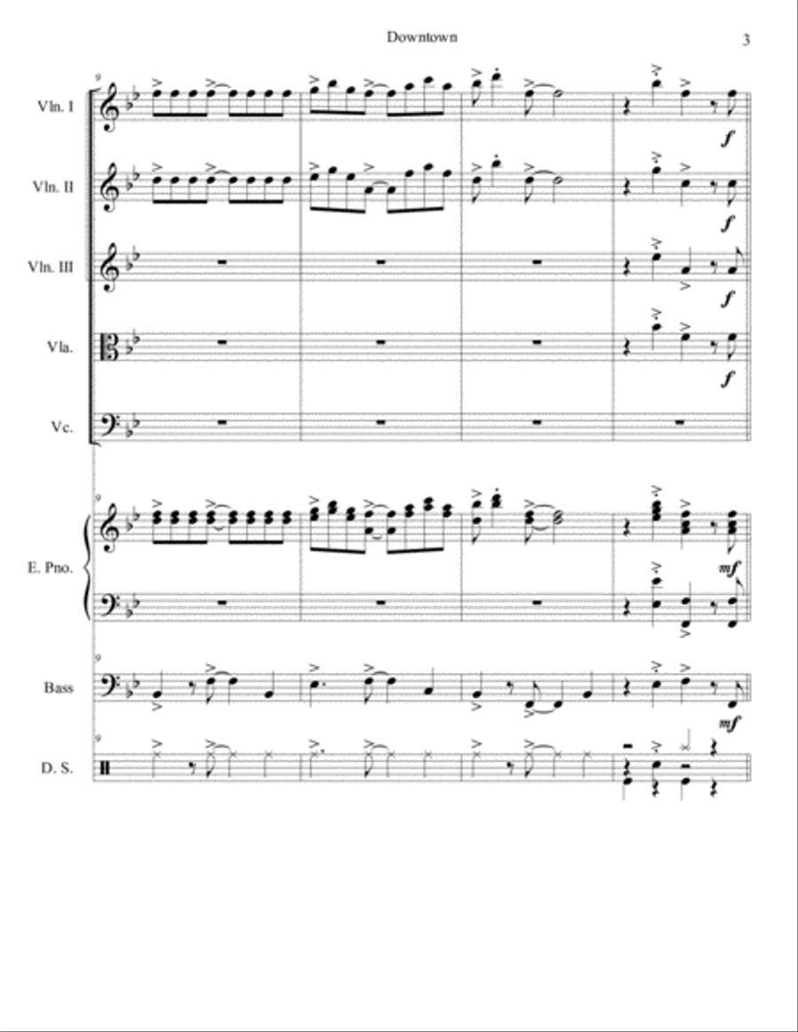 Downtown Large Ensemble scores gallery preview page 3