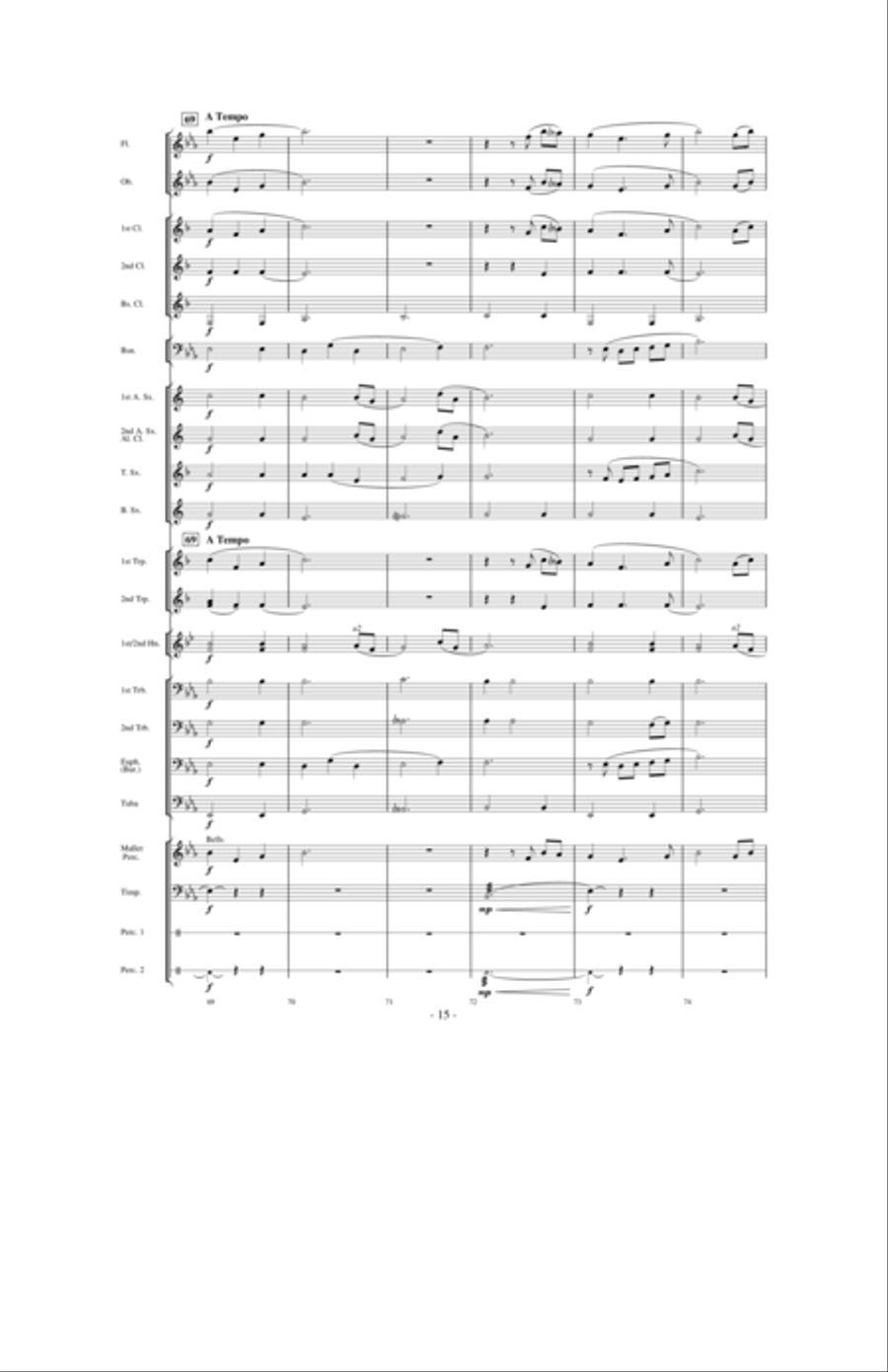 Clark County Celebration Clark County Celebration Concert Band scores gallery preview page 14