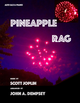 Book cover for Pineapple Rag (Alto Sax and Piano)