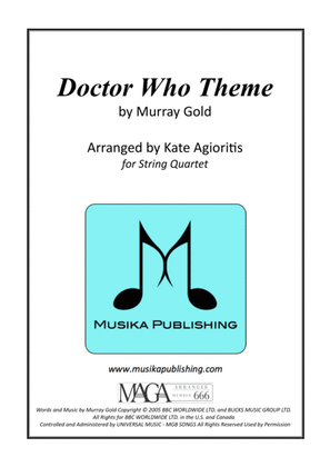 Book cover for Doctor Who Theme