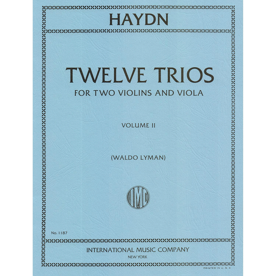 Twelve Easy Trios Volume II (Hob. XI, Nos. 39, 37, 38, 35, 34) (LYMAN)