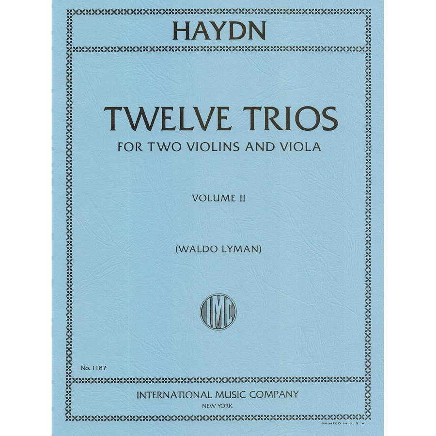Twelve Easy Trios Volume II (Hob. Xi, Nos. 39, 37, 38, 35, 34) Viola scores gallery preview page 1