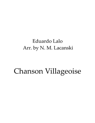 Book cover for Chanson Villageoise