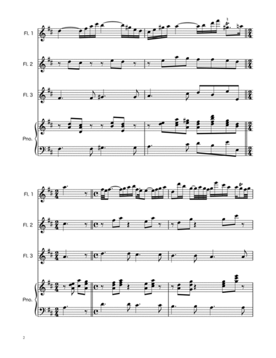 Arioso BWV 156 - Flute Trio w/Piano image number null