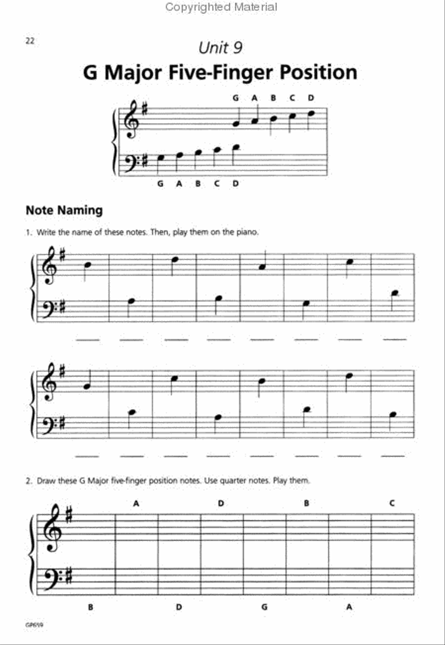 Beginning Piano Theory Beginning Piano Theory Piano Method scores gallery preview page 4