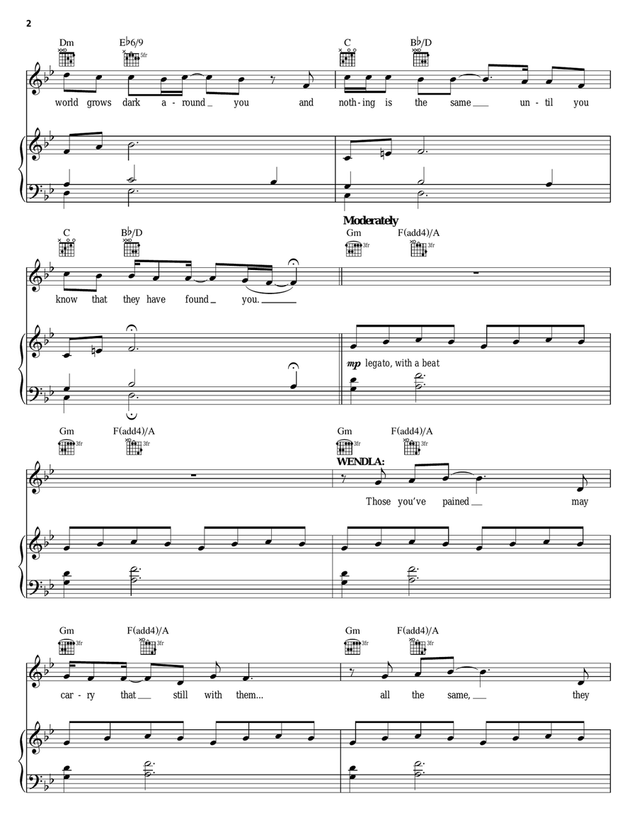 Those You've Known Piano, Vocal, Guitar scores gallery preview page 2