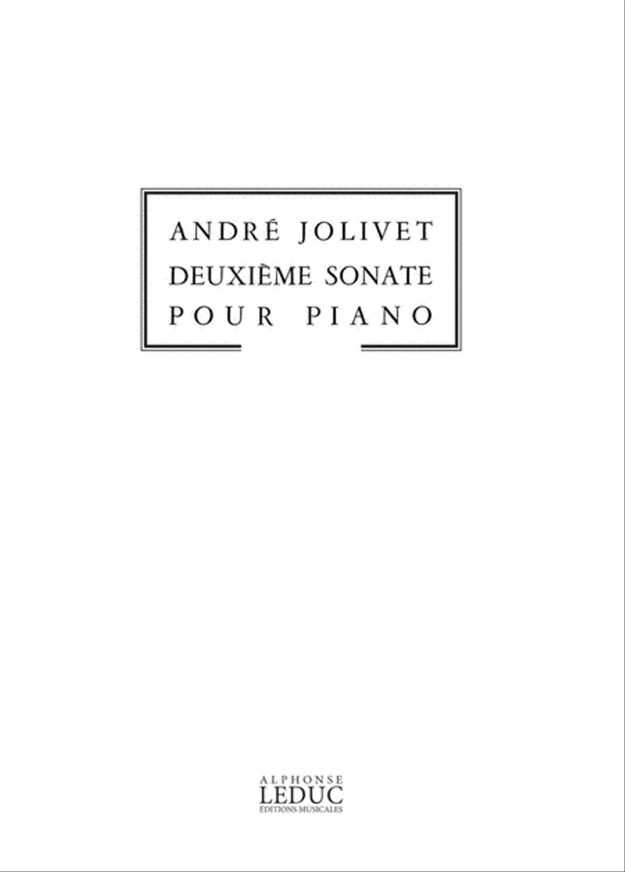 Sonate No.2 Piano Solo scores gallery preview page 1