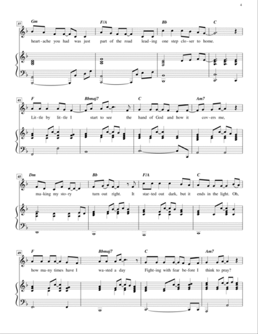 Little By Little (high voice) High Voice scores gallery preview page 4