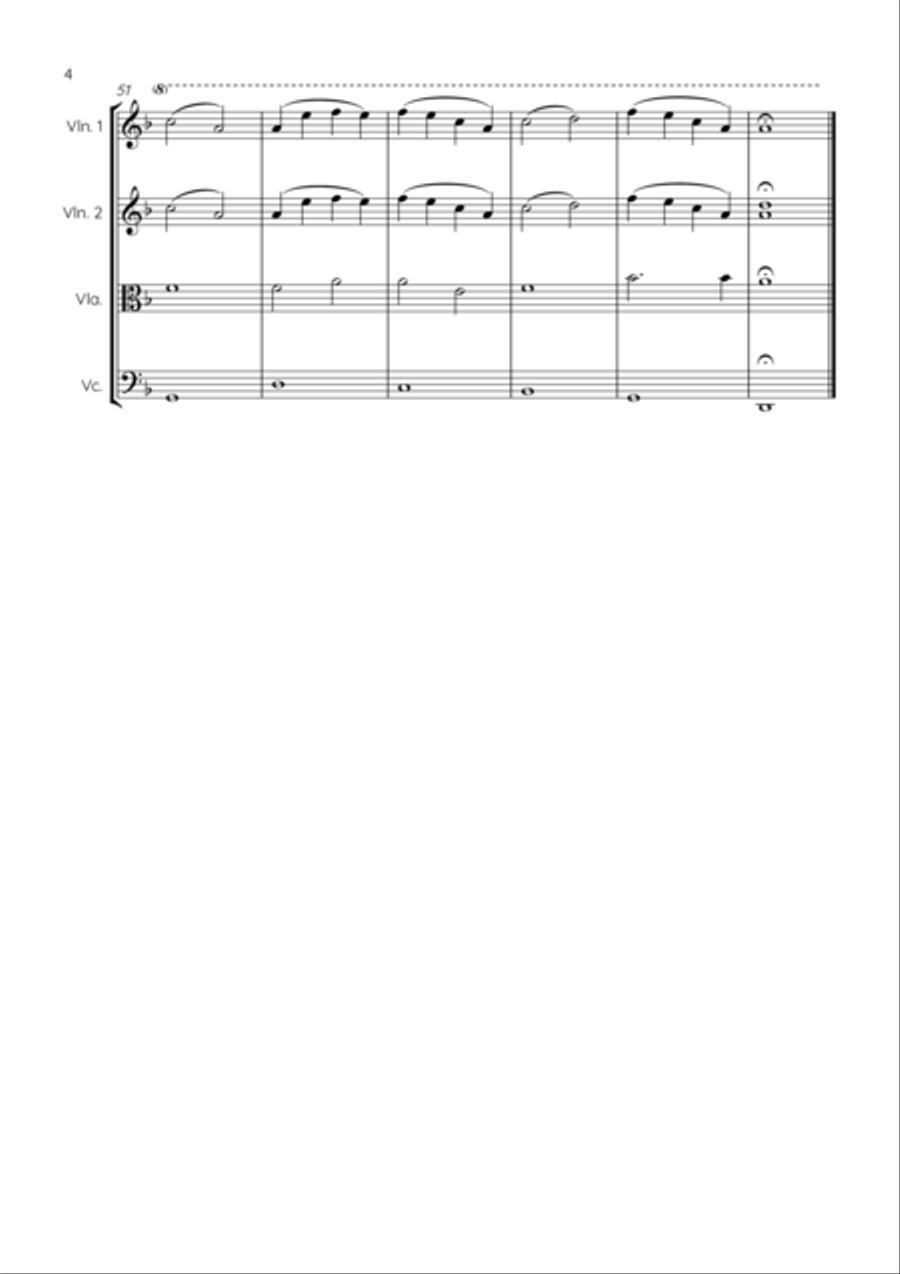 The Departure String Quartet scores gallery preview page 4