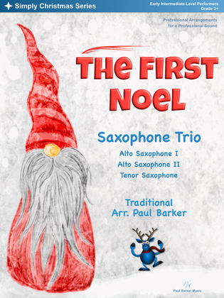 Book cover for The First Noel (Saxophone Trio)
