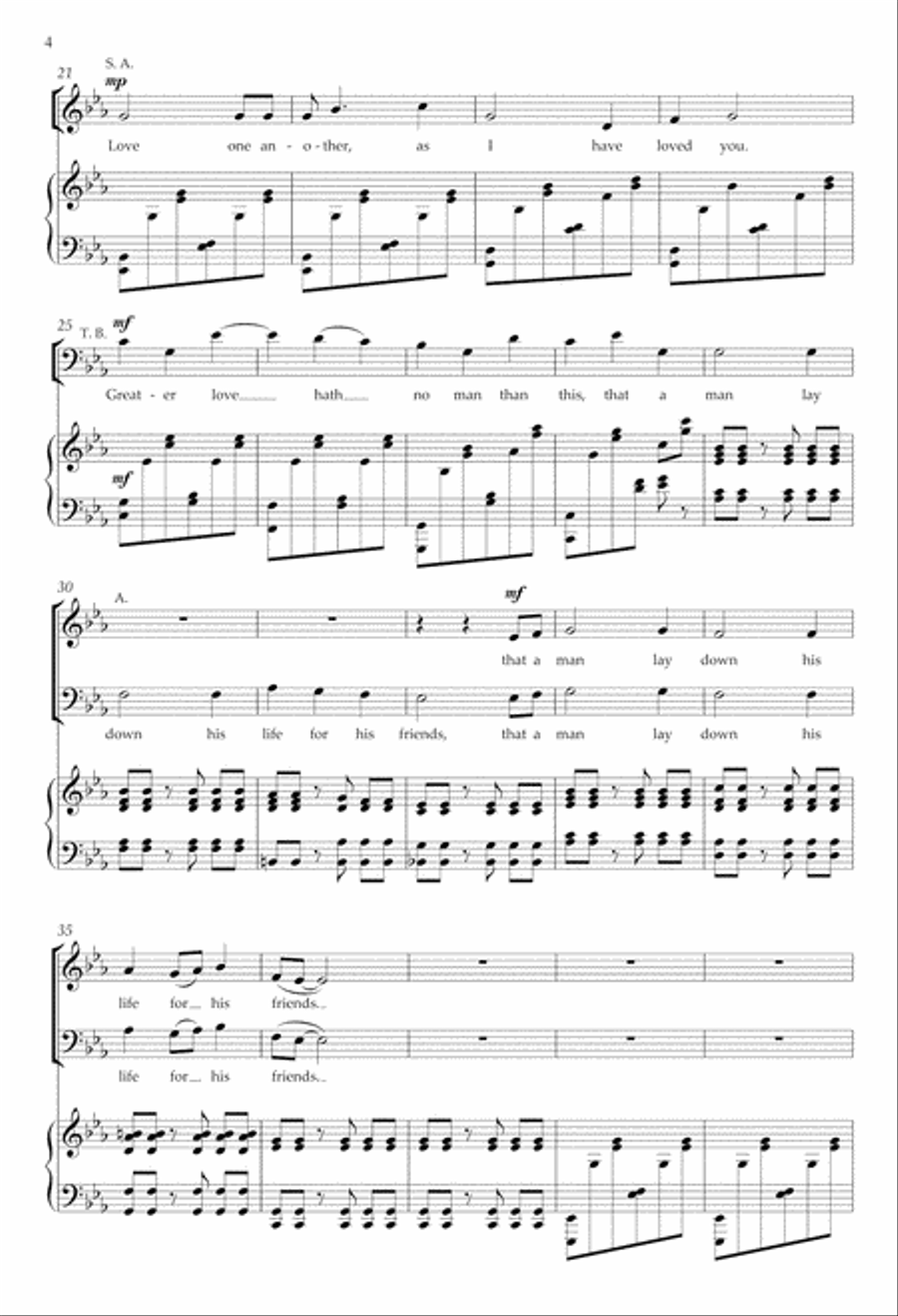 Fulfilled in one word from Every purpose under the heaven 4-Part scores gallery preview page 4