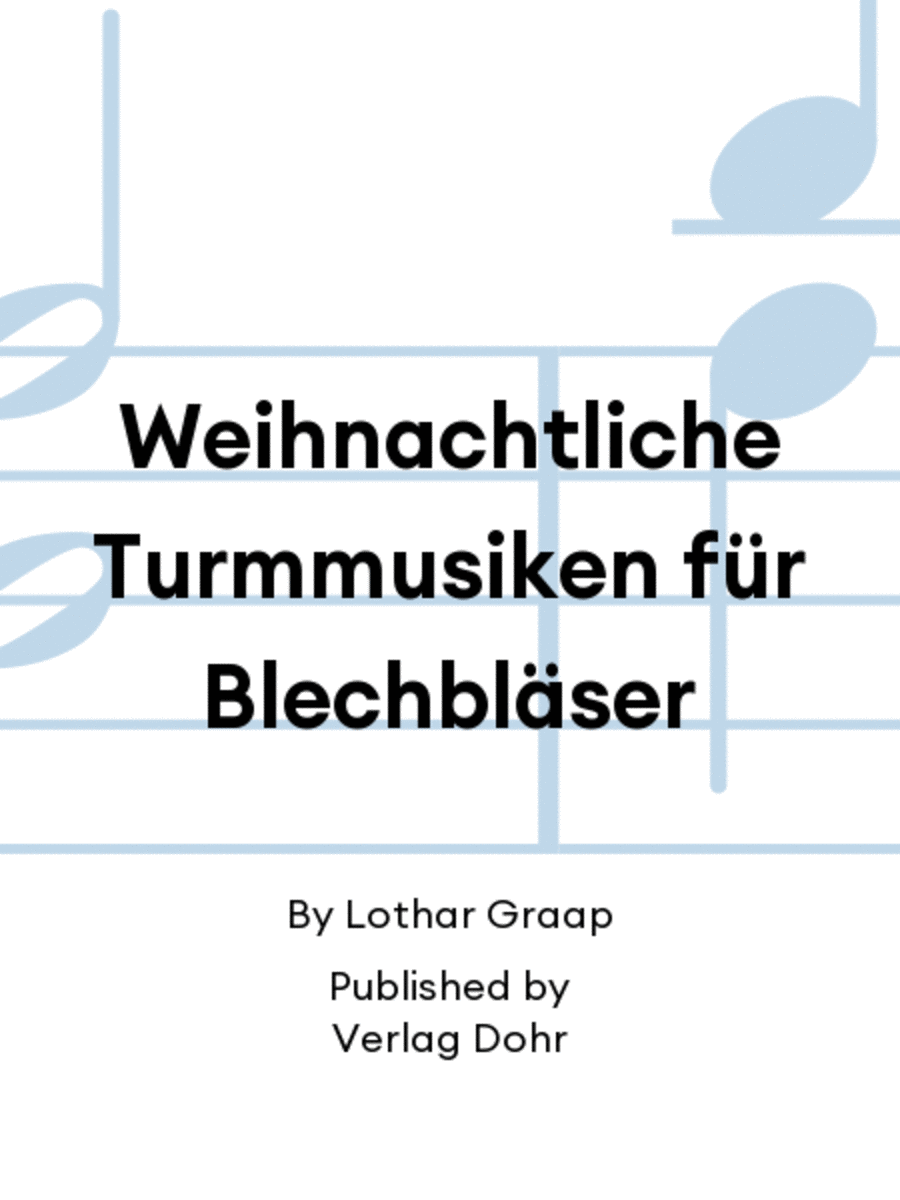 Weihnachtliche Turmmusiken für Blechbläser Trombone scores gallery preview page 1