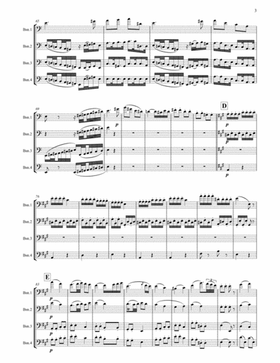 "Surprise" Symphony for Bassoon Quartet image number null