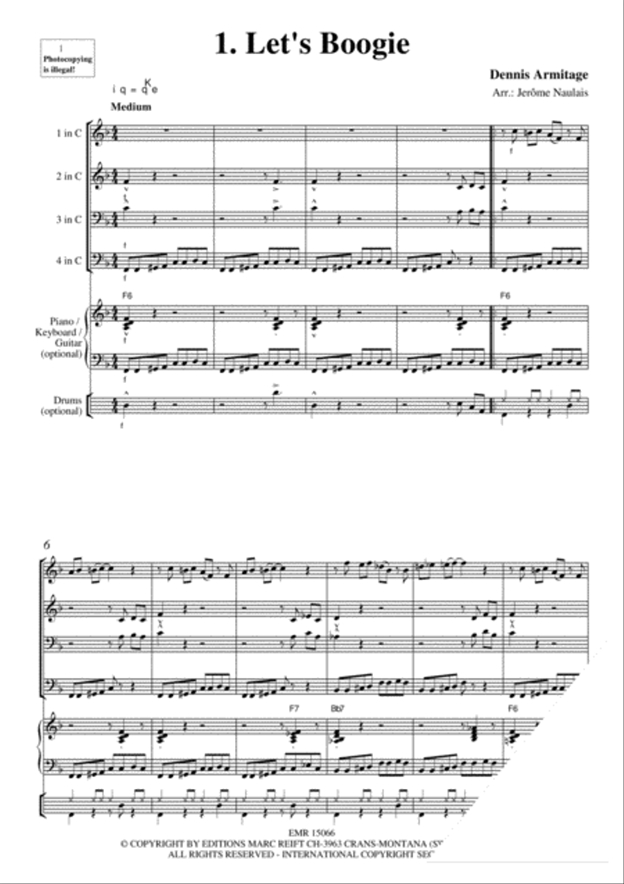 Brass Quartets Vol. 9 Brass Ensemble scores gallery preview page 3