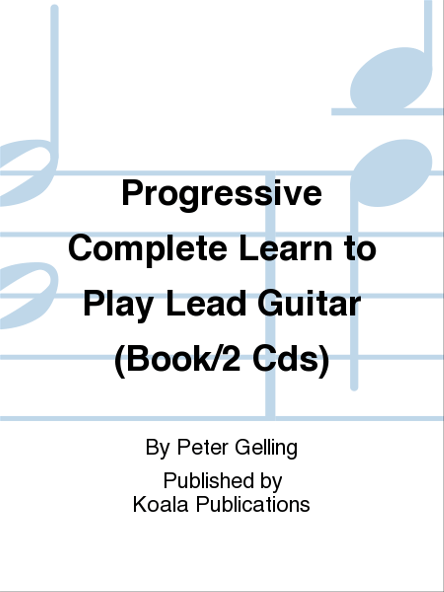 Progressive Complete Learn to Play Lead Guitar (Book/2 Cds) Electric Guitar scores gallery preview page 1