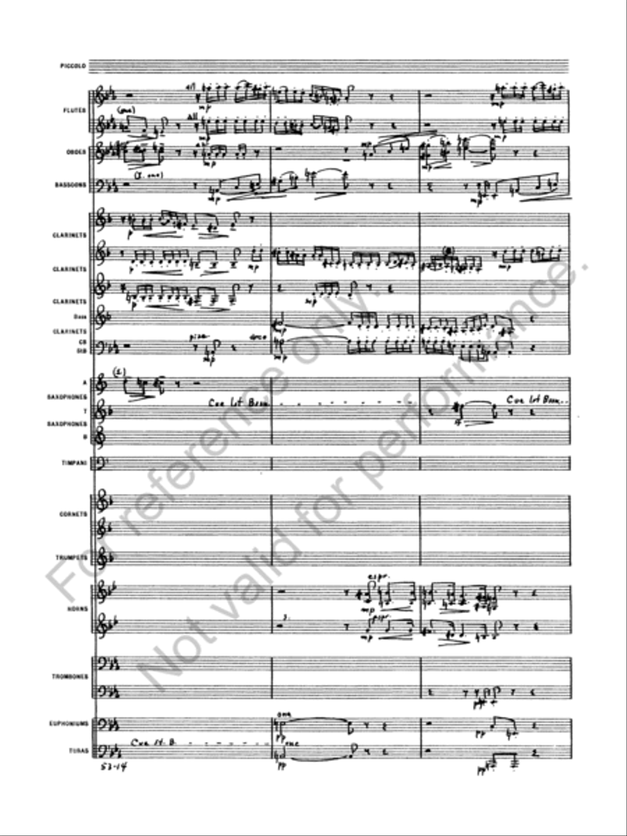 Symphony No. 6 Concert Band scores gallery preview page 16