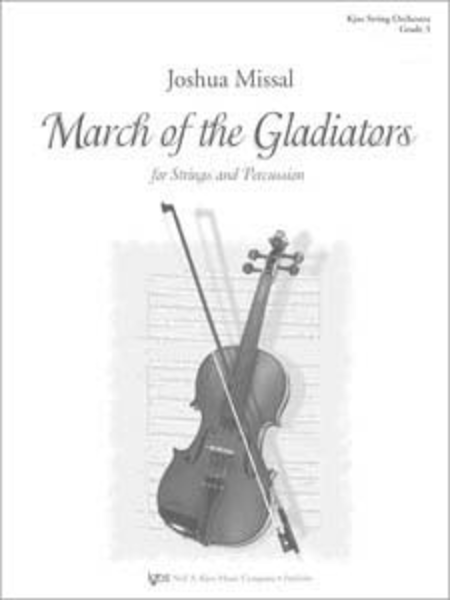 March Of The Gladiators For Strings & Percussion-Score