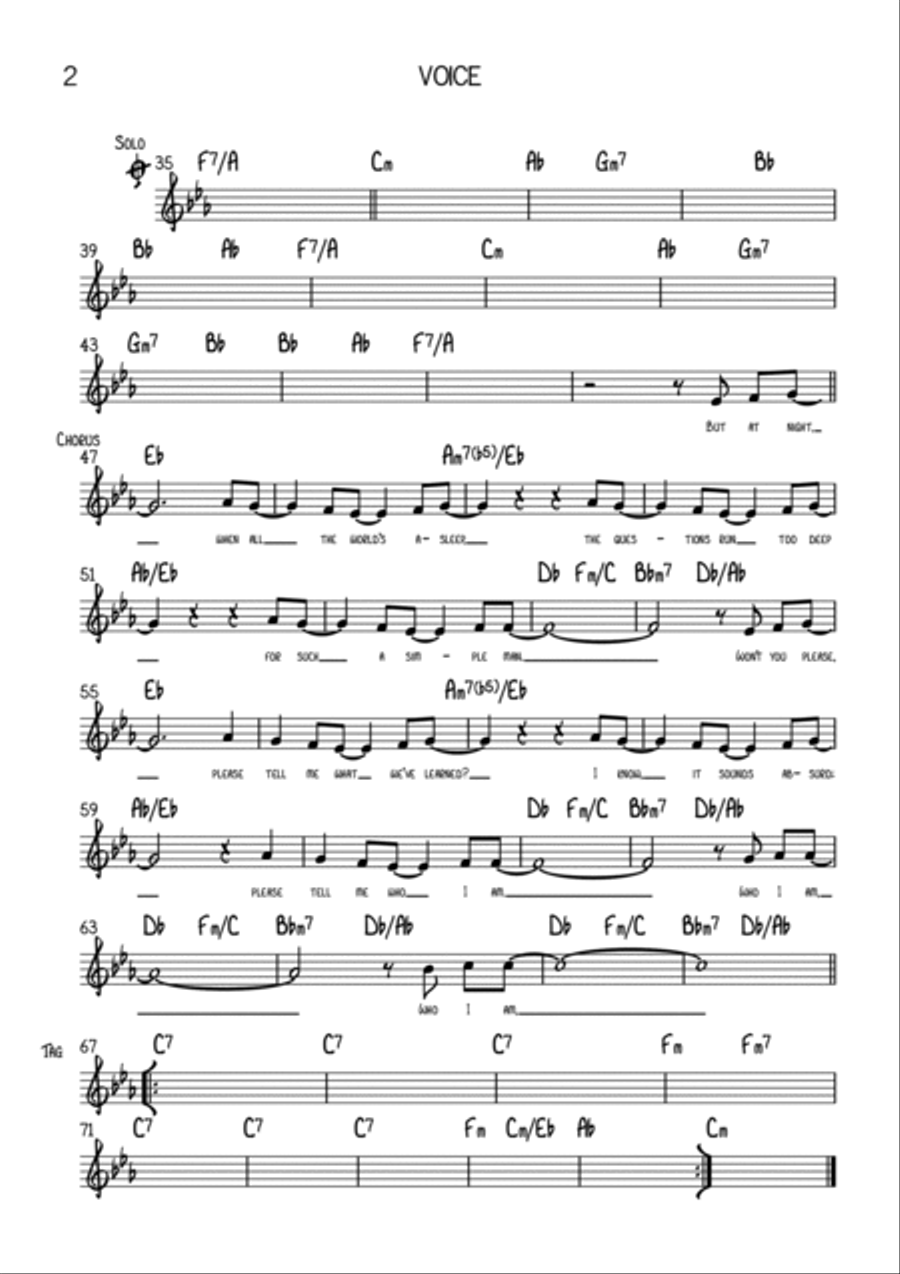The Logical Song Jazz Ensemble scores gallery preview page 4