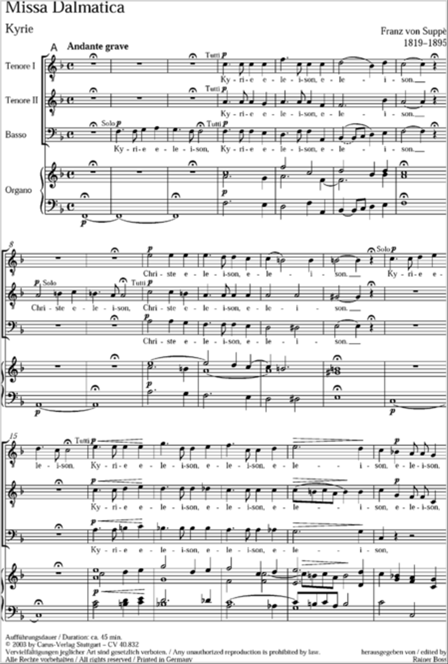 Missa Dalmatica TTB scores gallery preview page 2
