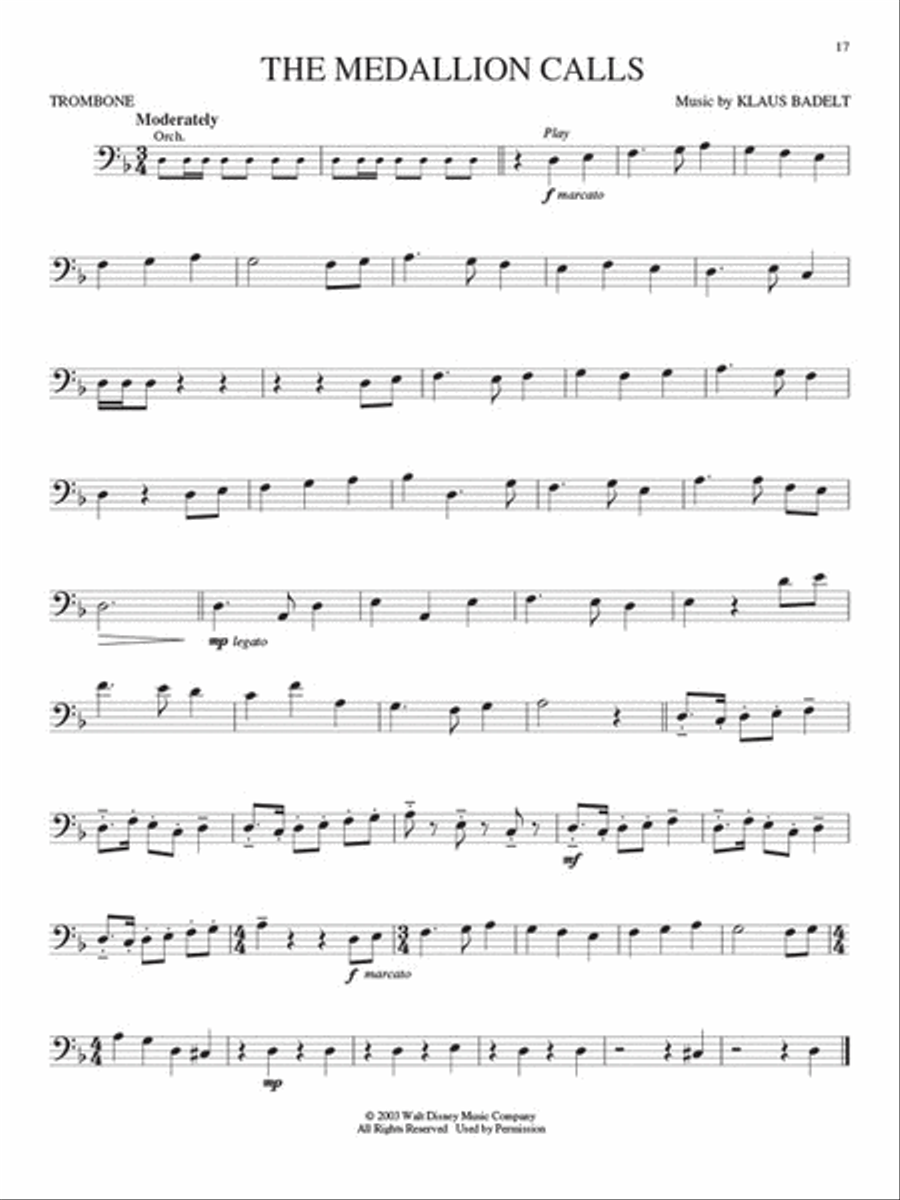 Pirates of the Caribbean (Trombone) image number null