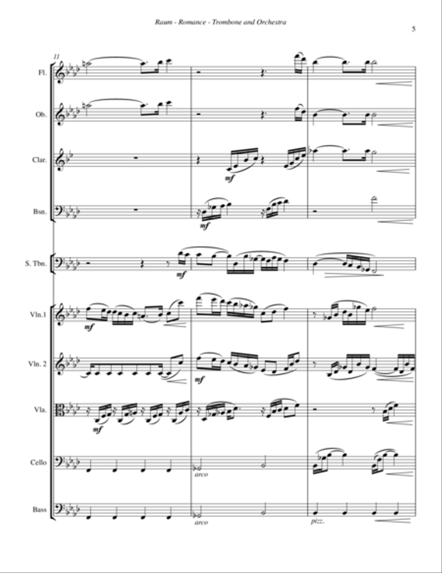 Romance for Trombone Solo and Orchestra image number null