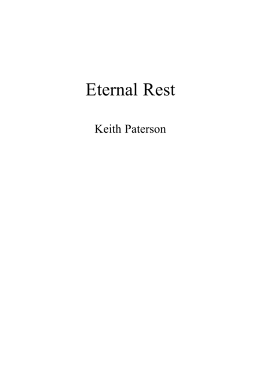 Eternal Rest SSA scores gallery preview page 1