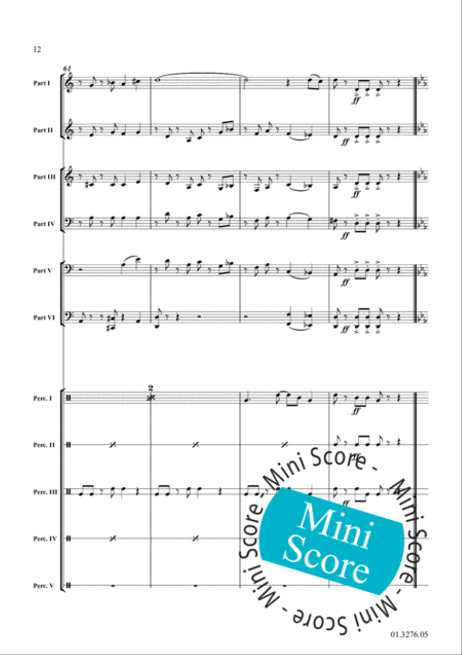 Festivo! Festivo! Concert Band scores gallery preview page 16