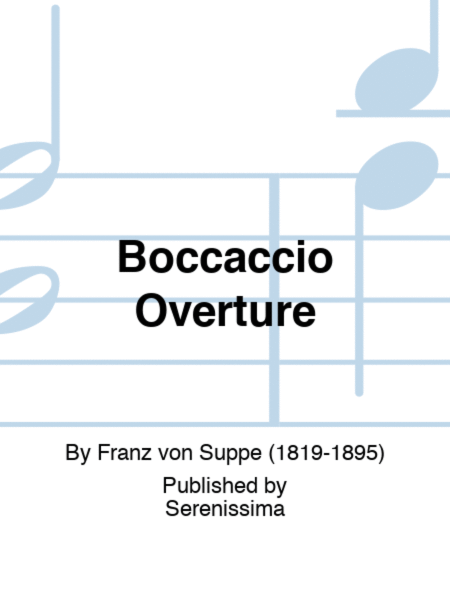 Boccaccio Overture Orchestra scores gallery preview page 1