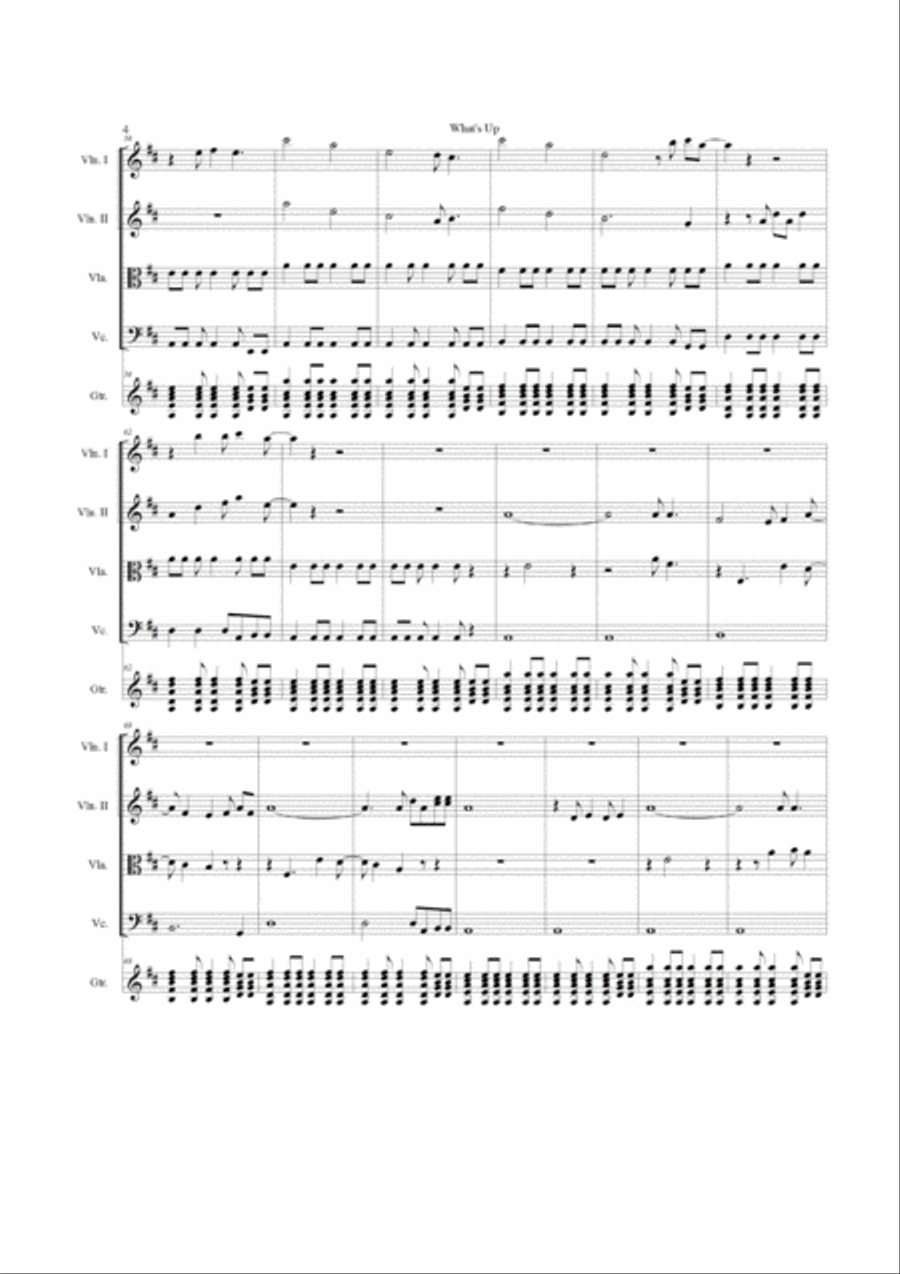 What's Up What's Up Chamber Orchestra scores gallery preview page 4