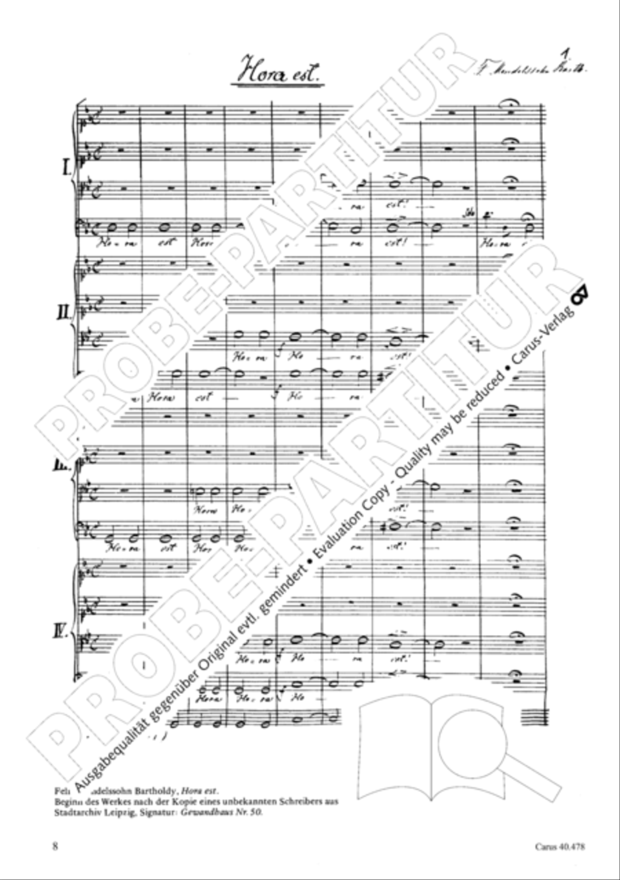 Hora est 4-Part scores gallery preview page 9