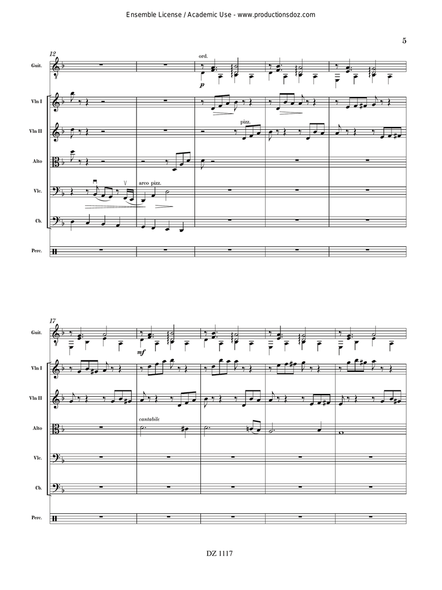 Concerto Latino Orchestra - Digital Sheet Music page 5
