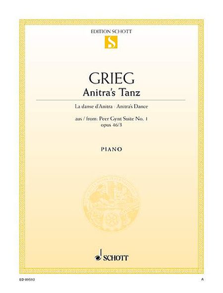 Book cover for Anitra's Dance, Op. 46, No. 3