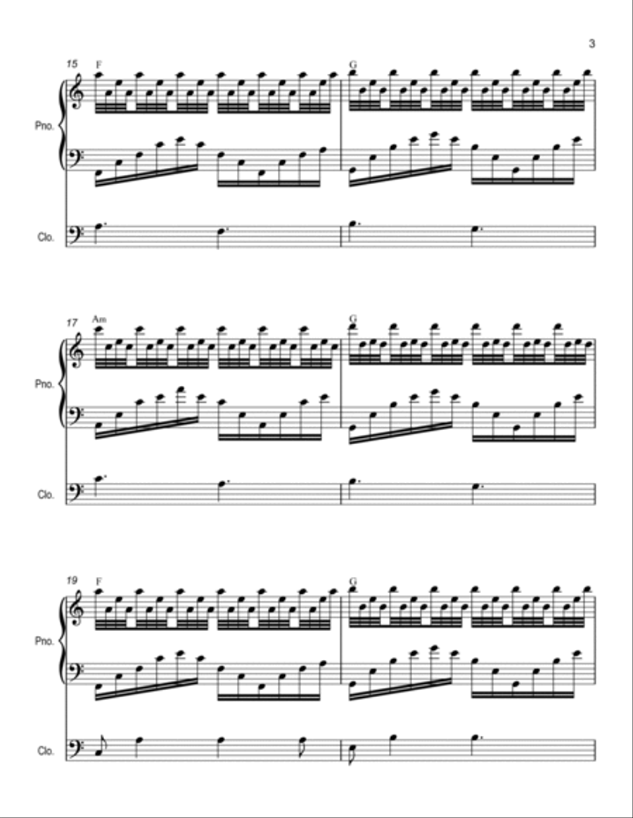 Cornfield Chase Cornfield Chase Piano scores gallery preview page 3
