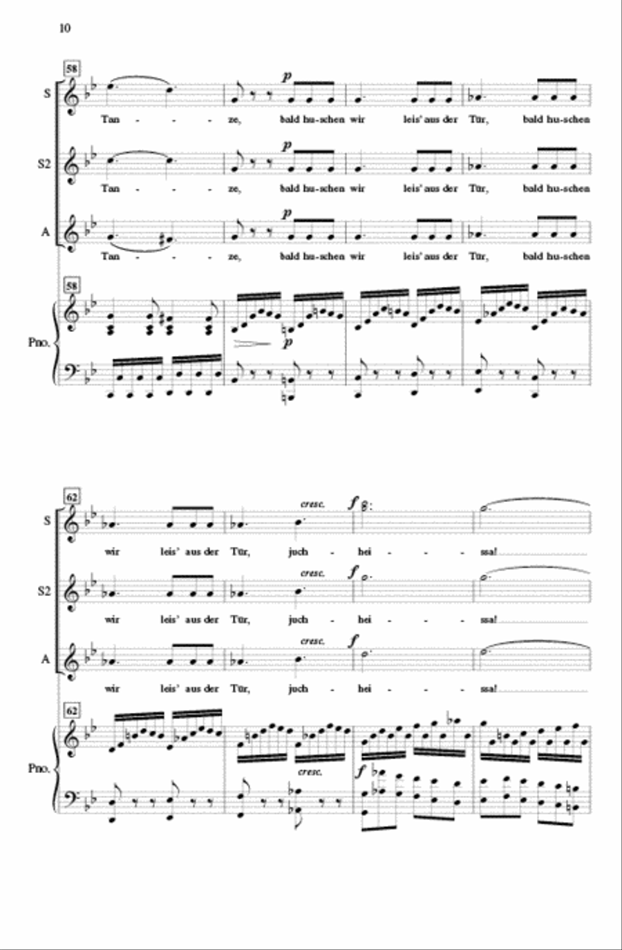 Hexenlied (Witches' Song) SSA scores gallery preview page 9