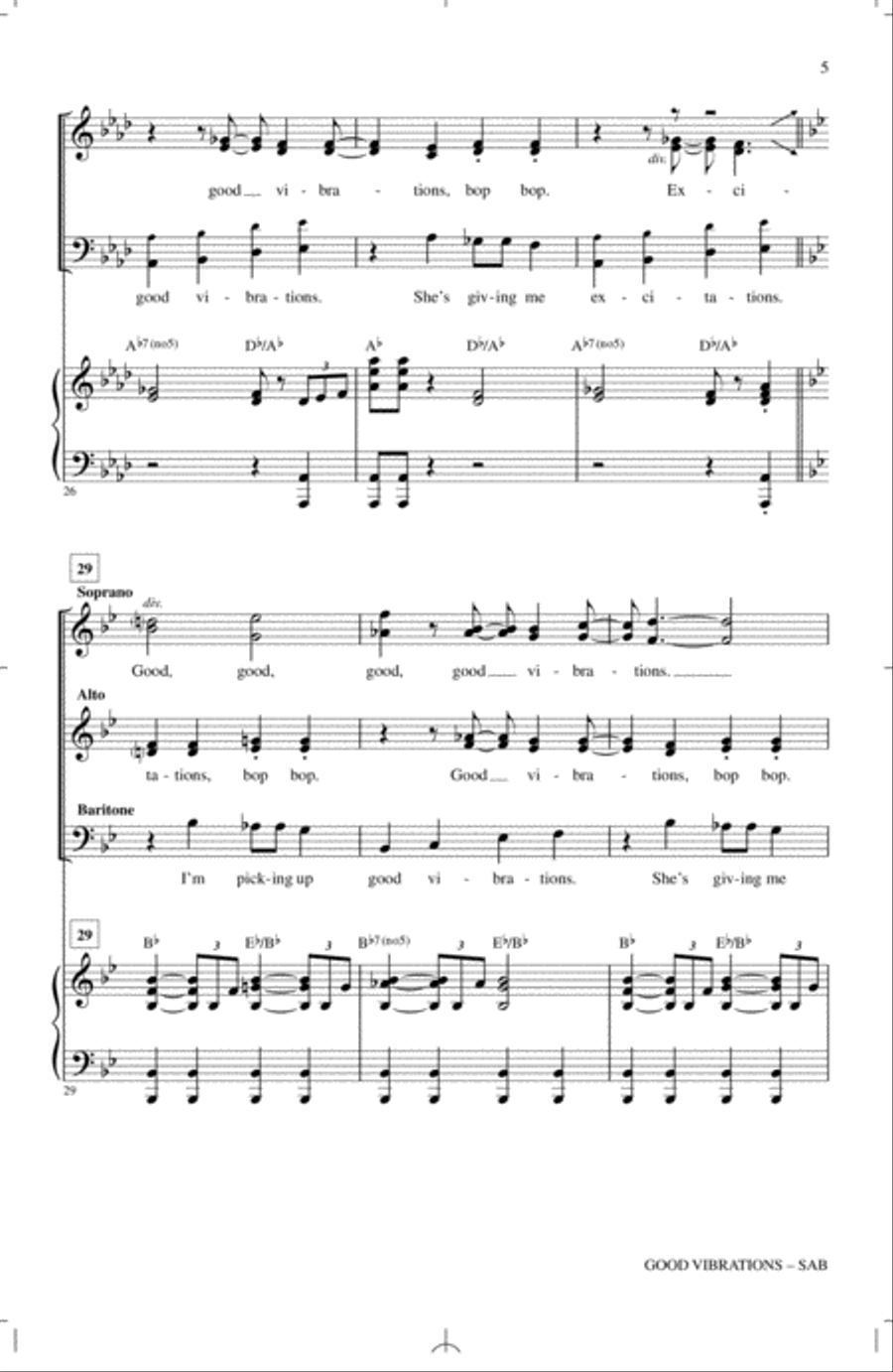 Good Vibrations Good Vibrations 3-Part scores gallery preview page 4