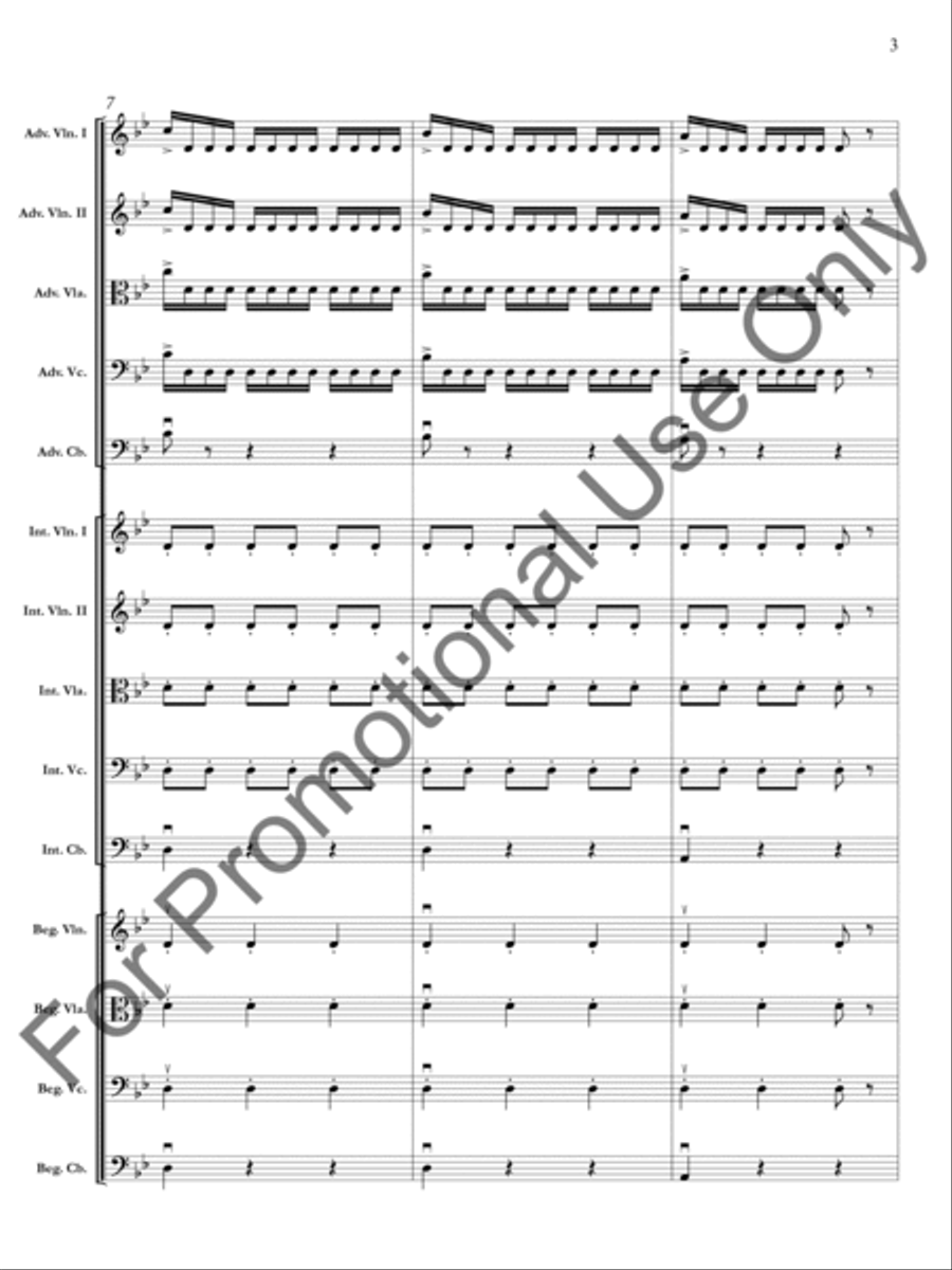 The Four Seasons: Summer: Presto, 3rd movement Orchestra scores gallery preview page 4
