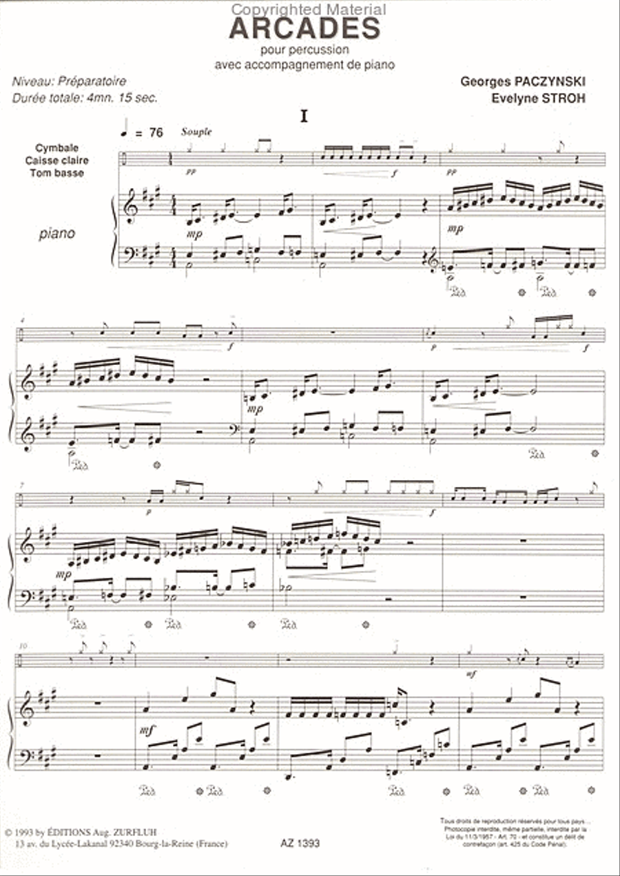 Arcades Piano Accompaniment scores gallery preview page 2